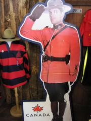 [Cardboard Cutouts at the RCMP Store]