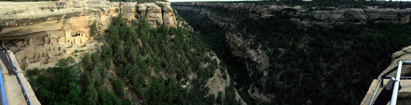 [Cliff Dwellings and Canyon]