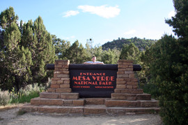 [US-160 Entrance to Mesa Verde]