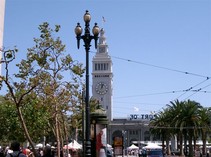 [The Ferry Building from Market St.]