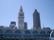 [The Ferry Building from a Ferry]