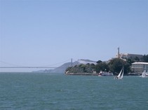 [Alcatraz and the Bridge]