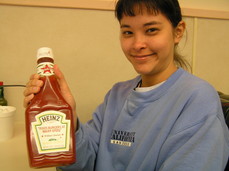 [Steph with Star Trek Ketchup]