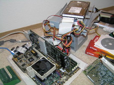 [Motherboard and Misc. Guts]
