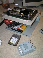 [Spare Motherboard and Disk Drives]