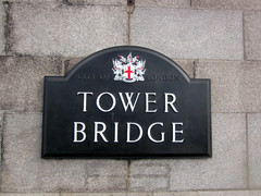 [Crossing Tower Bridge]