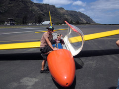 [Cousin and Glider Pilot]