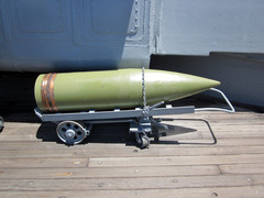 [16-inch Shell. Supposedly these can hit targets on the other side of O'ahu within 90 seconds.]