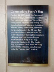 [Sign About Commodore Perry's Flag]