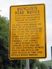 [Road Sign, WA-112]
