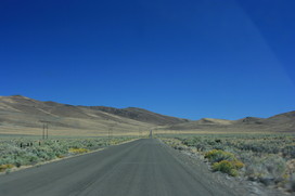 [Eastward Through the South End of Steens Mountain]
