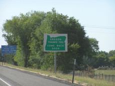 [I Wonder if This Sign is on I-5 South to California...]