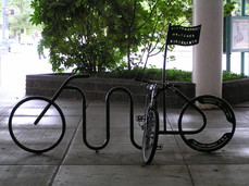 [Bicycle Rack at Lloyd Center]