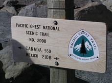 [Pacific Crest Trail Marker]
