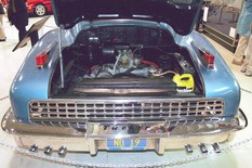 [Engine compartment of a Tucker]