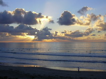 [Sun Rays Over the Pacific, SIO]