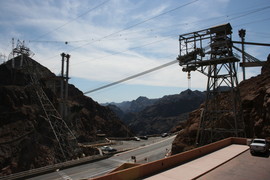 [Approaching Hoover Dam from Nevada]