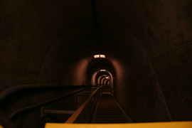 [Tunnel Running the Width of the Dam]
