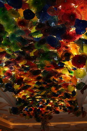 [Glass Flowers in the Bellagio Lobby]