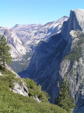 [Up Yosemite Valley]